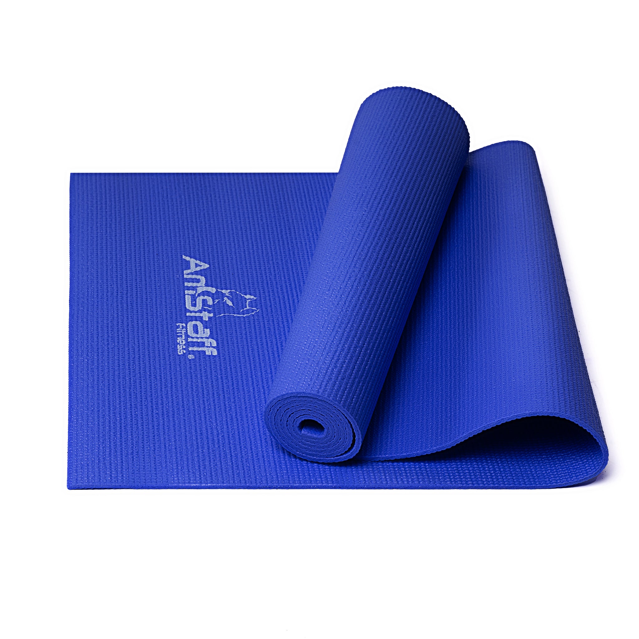 STRUCTURE FITNESS 3 Layer Yoga Mat - Non-Slip, Fitness Exercise Mat for  Home Gym Workouts & Pilates - Orange
