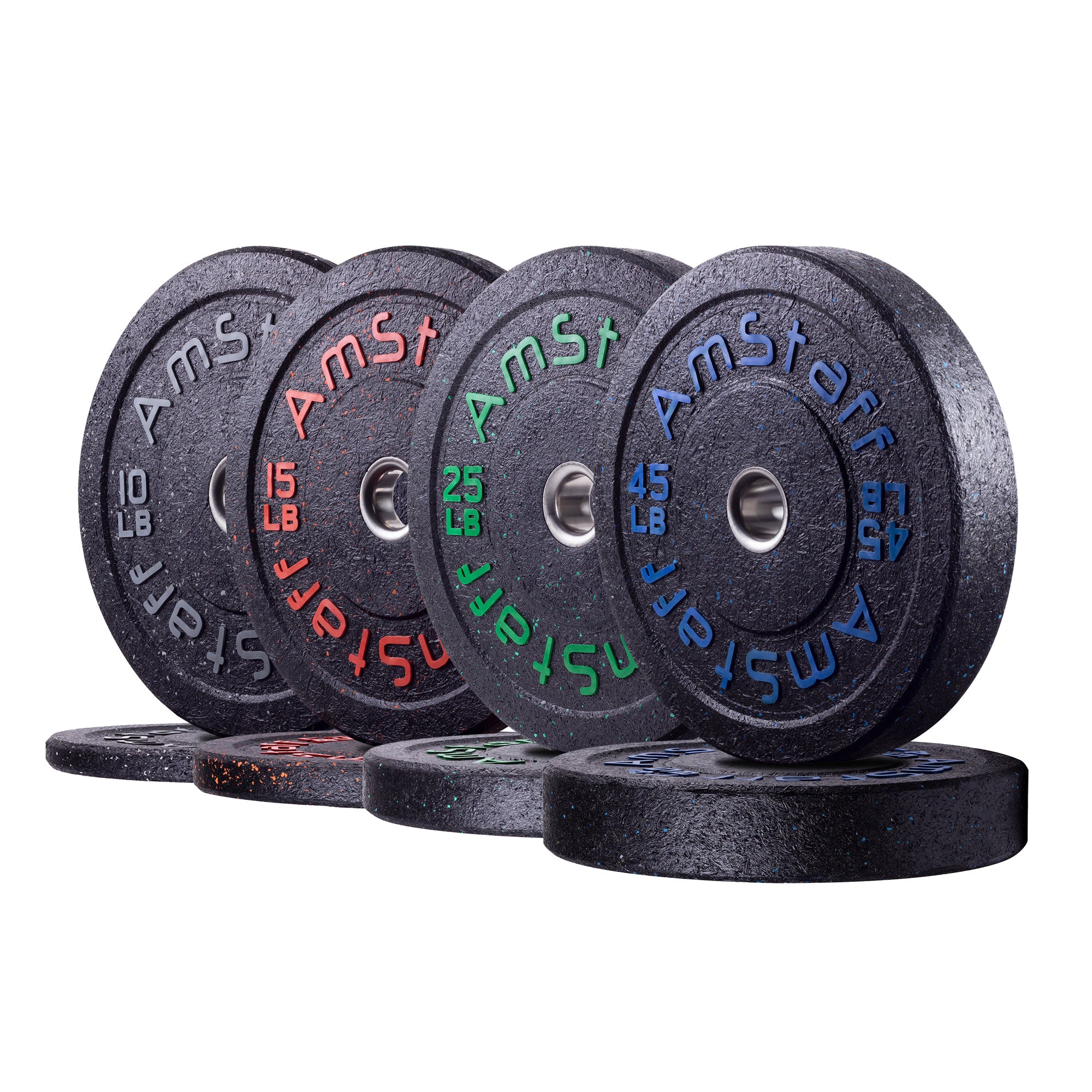 2024 Set of 10lbs Rubber Bumper Weight Plates