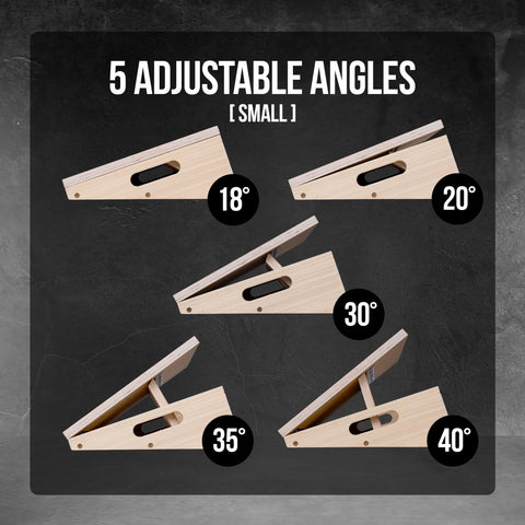 Amstaff Fitness Adjustable Wooden Squat Slant board