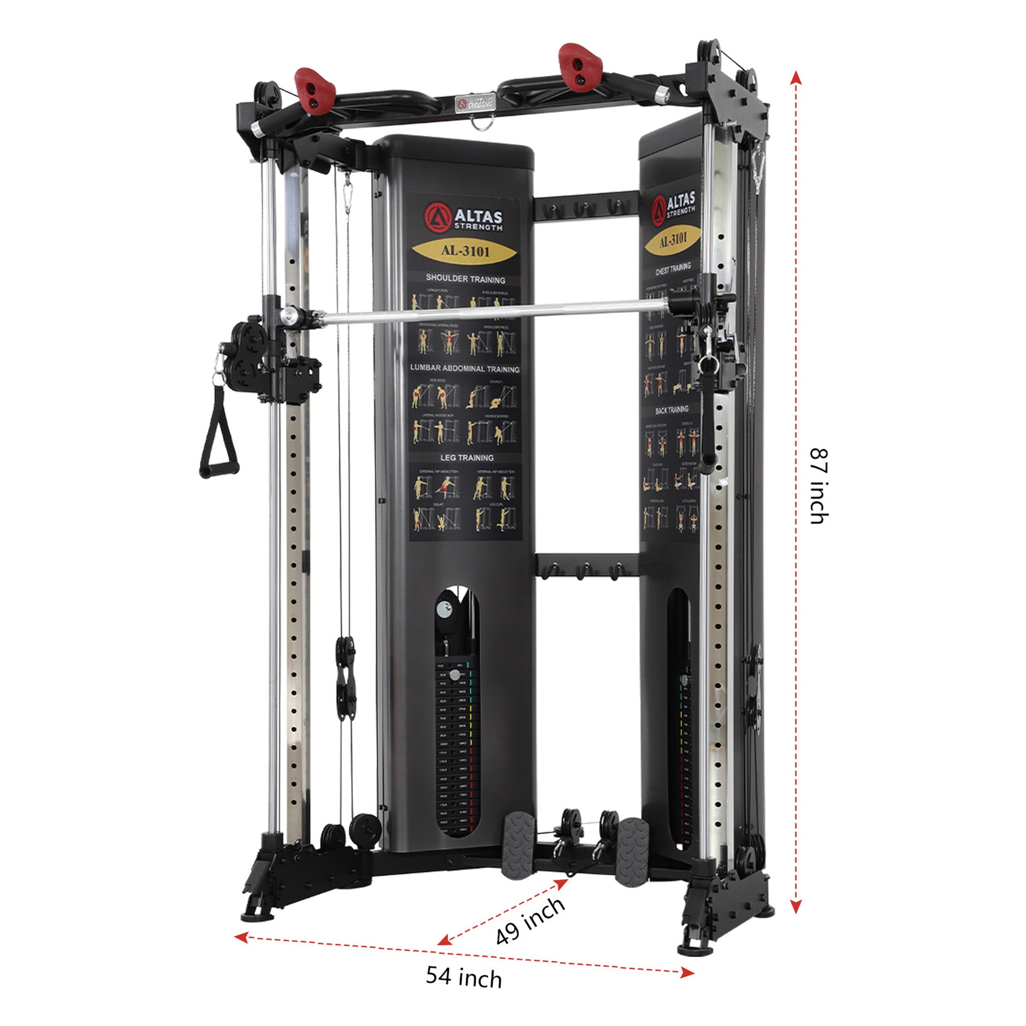 Altas AL-3101 Folding Smith Machine – Fitness Avenue