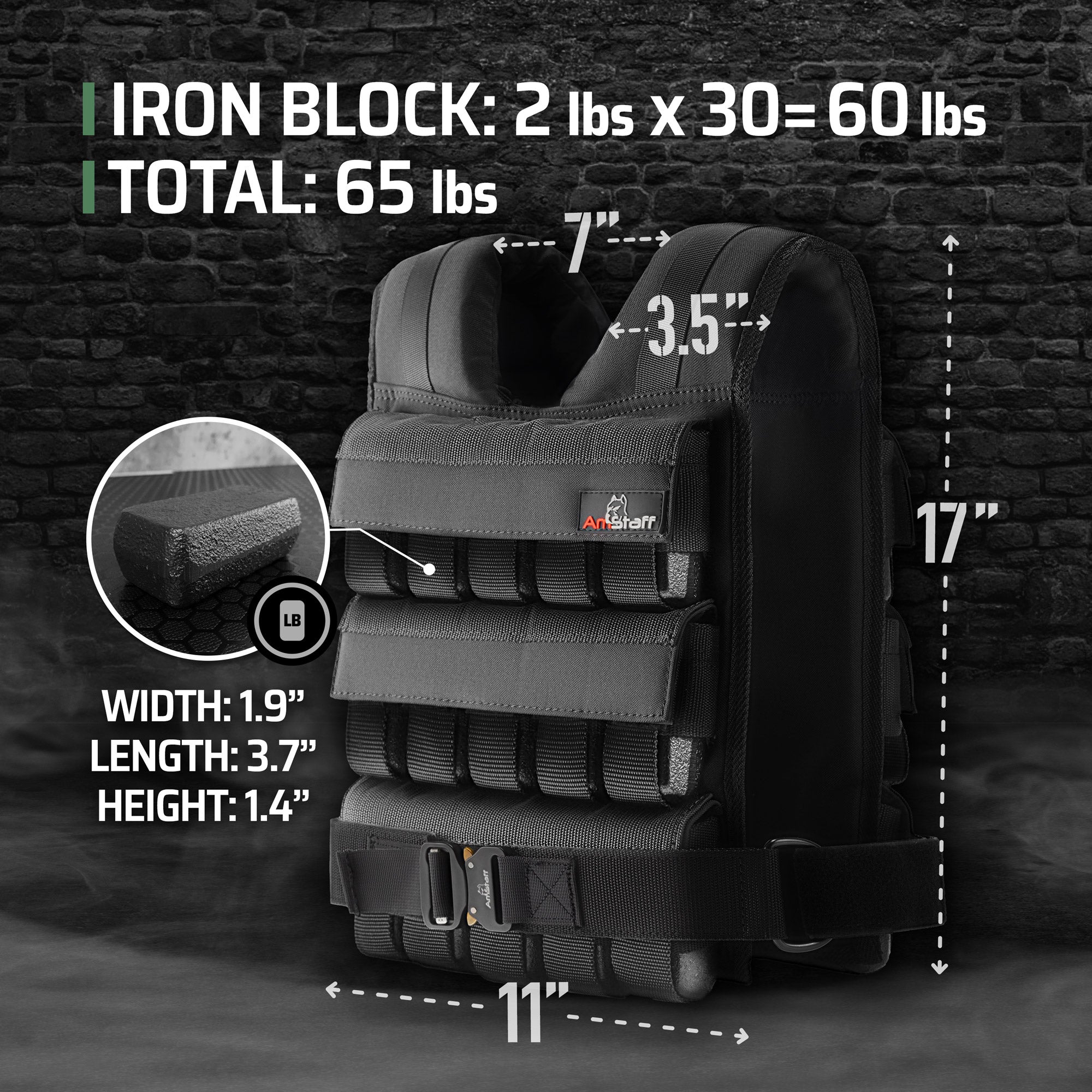 60 lb weight vest hot sale