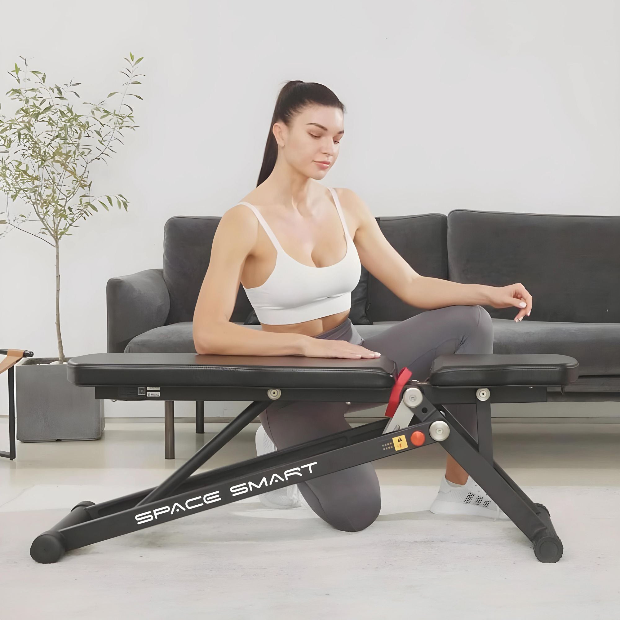 Small space workout bench sale