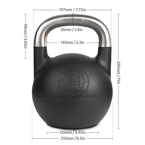 AmStaff Fitness Adjustable Competition Kettlebell (12-32 KG)