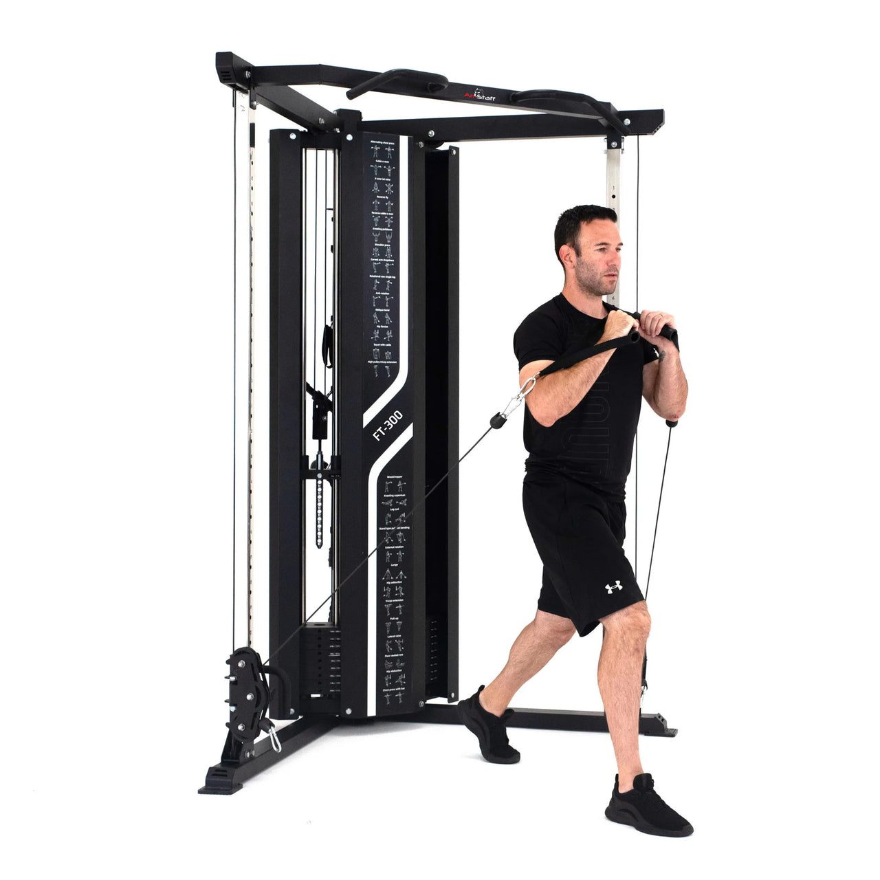 Amstaff Fitness FT-300 Functional Trainer - Interchangeable Ratio ...