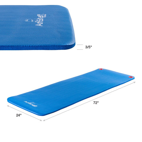 72 X 24 X 3/5 Exercise Yoga Mat - Non-slip – Fitness Avenue