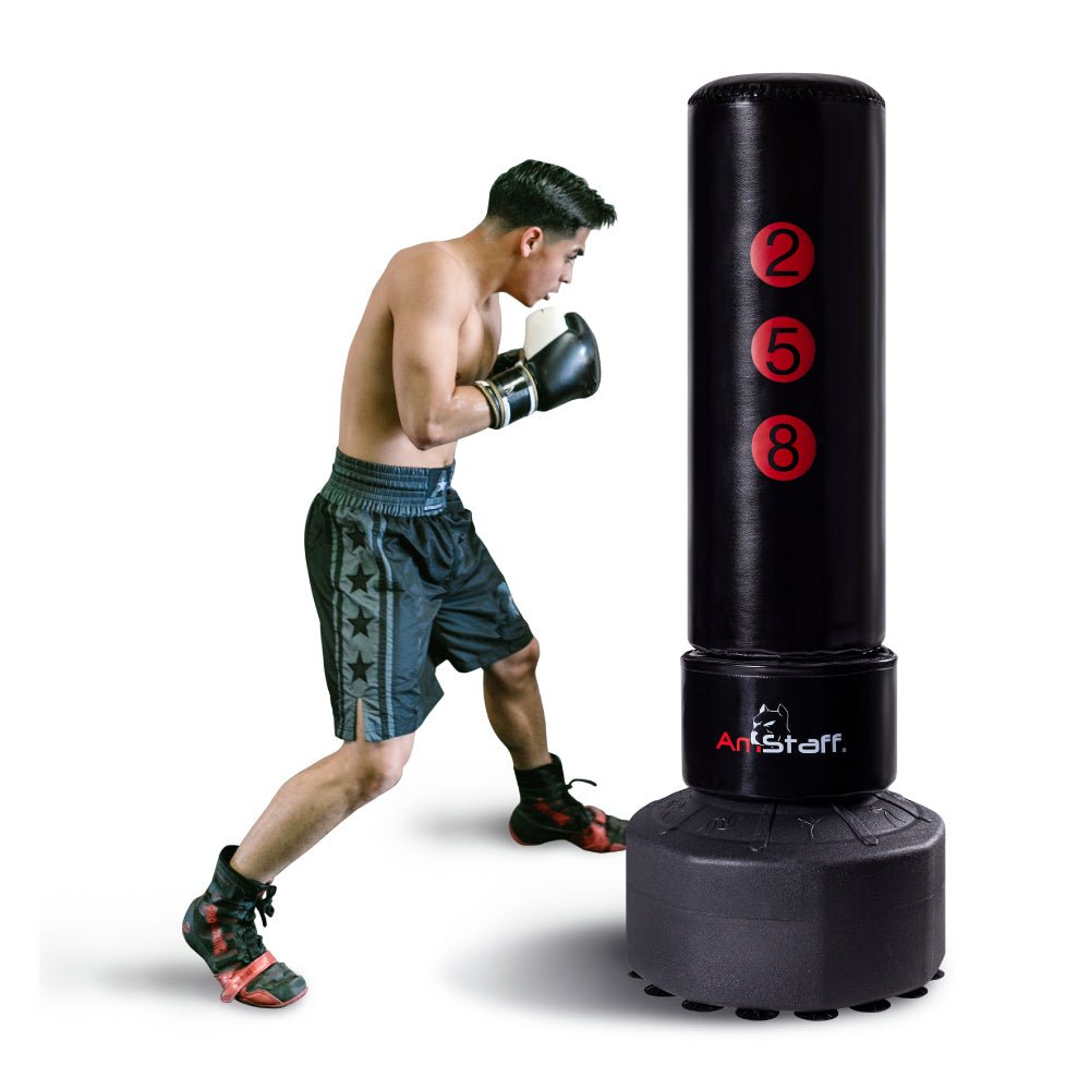 Free standing discount boxing bag workout