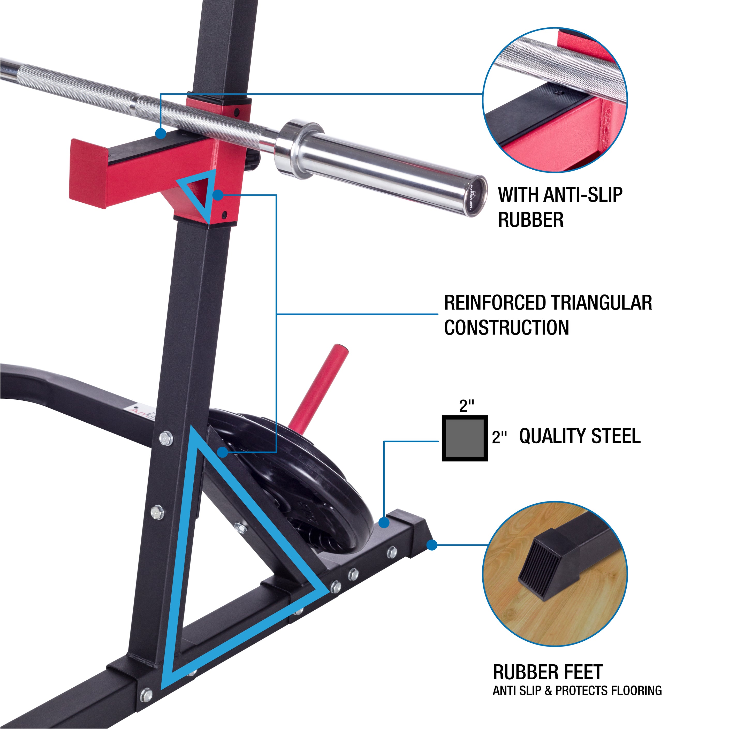 AmStaff TR057D Squat/Press Rack – Fitness Avenue