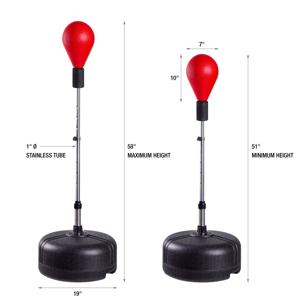 AmStaff Fitness Pro Free Standing Speed Bag at Fitness Avenue