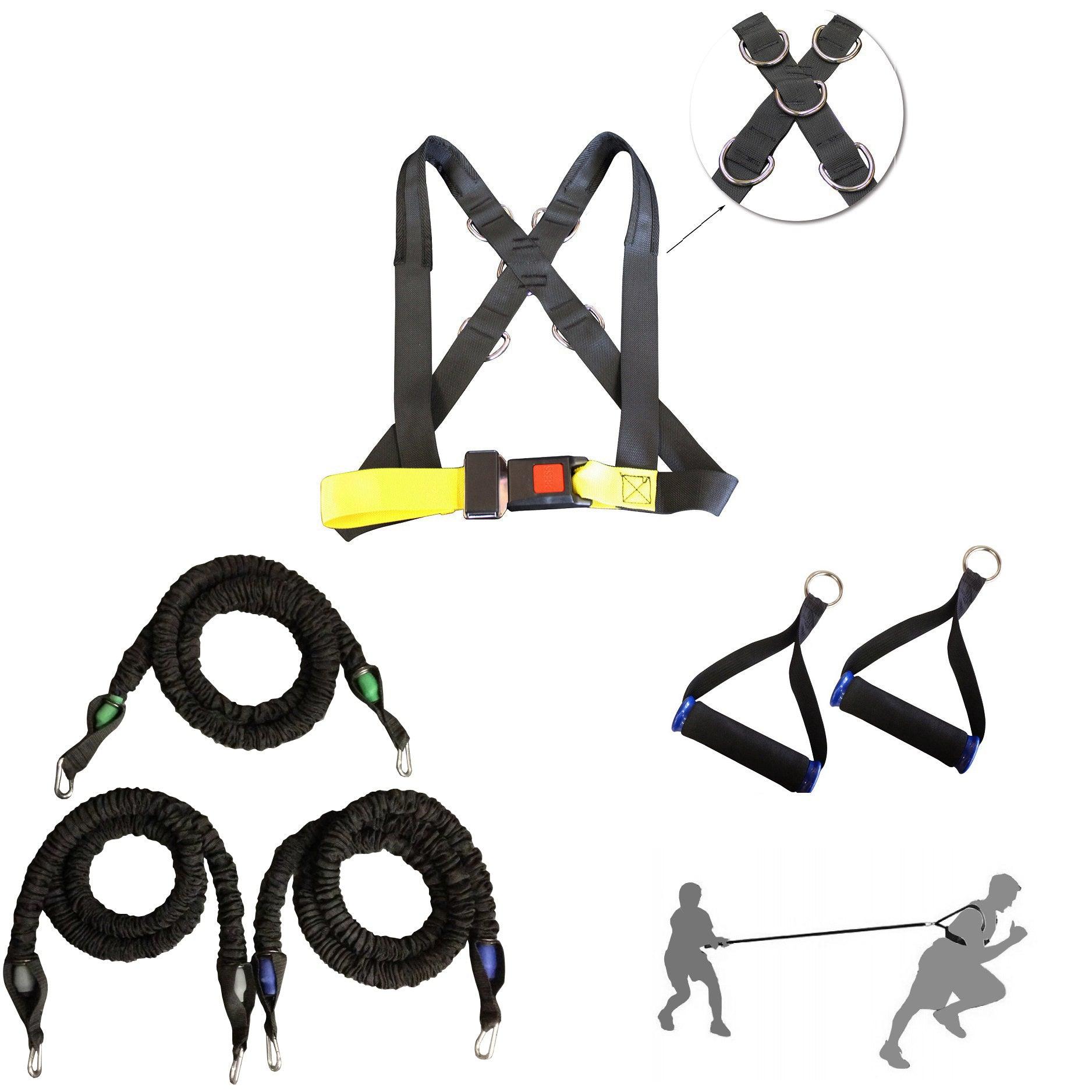 Speed Strength Training Bands Harness Set